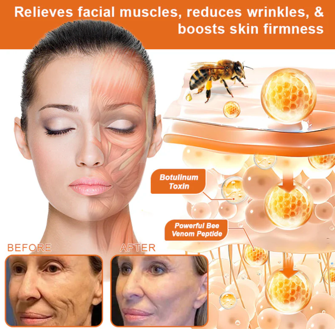đđMade and Shipped from USAâ¨Flysmus⢠Botox Bee Venom Firming Serum StickđĽLAST DAY 70% OFF