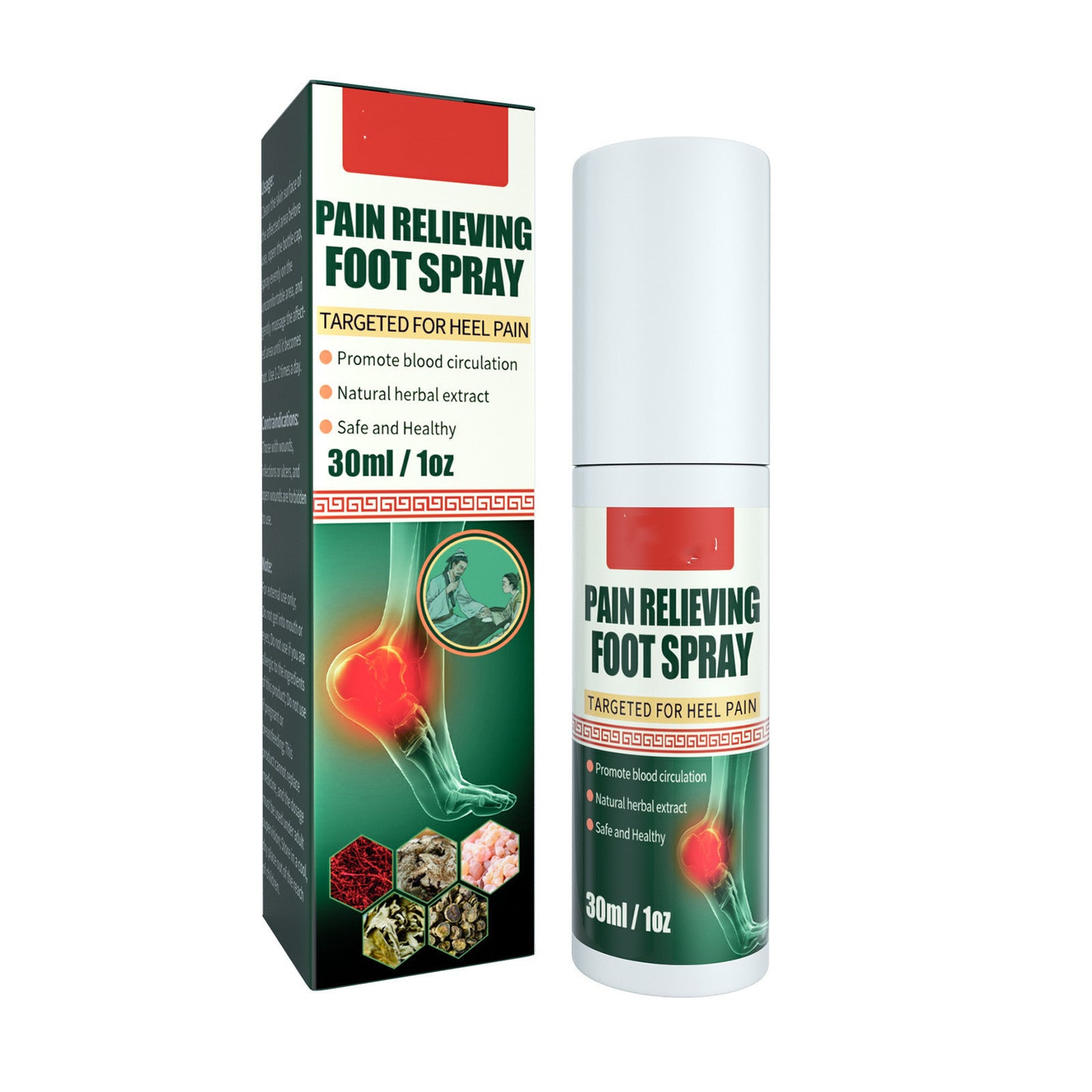 Heel Pain Achilles Tendon Spray