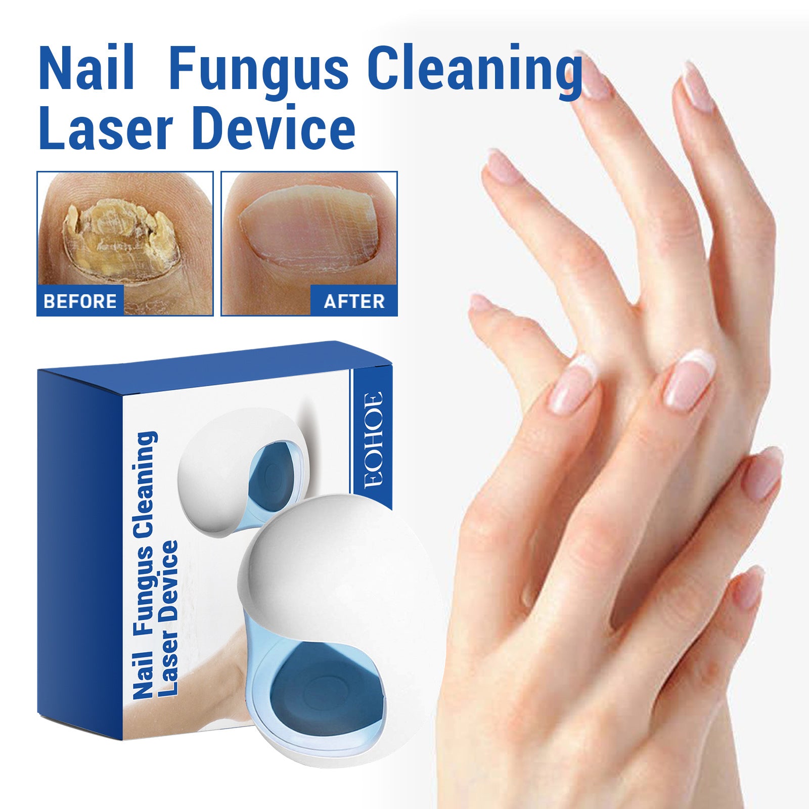 Nail Care Phototherapy Device Gentle Cleaning – Bee Flex Comfort