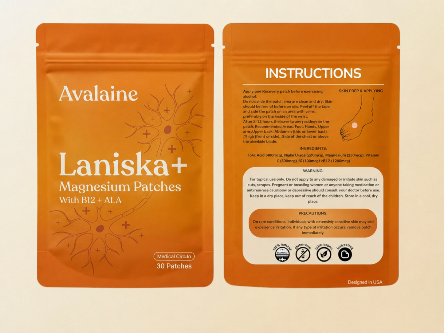 Laniska+® Magnesium Patches