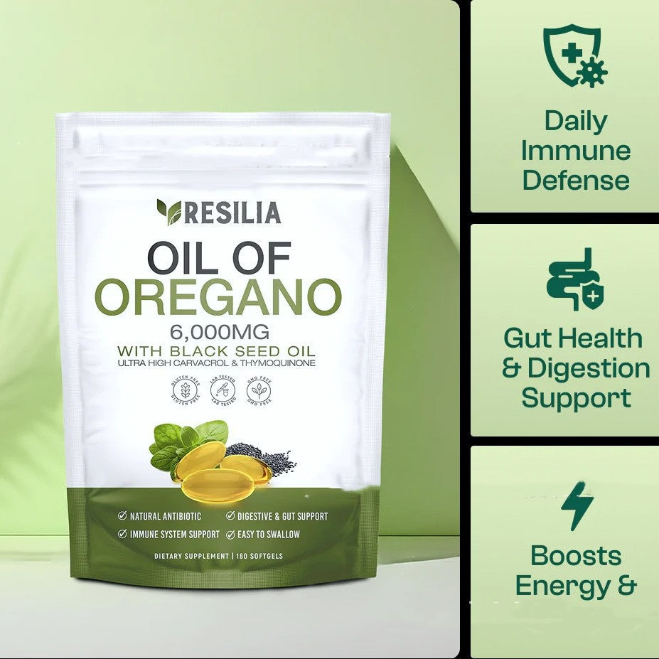 OREGANO & BLACK SEED OIL — CLEARS PSORIASIS FROM THE INSIDE OUT